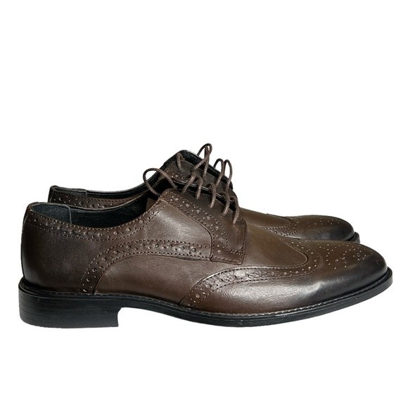 Custom Leather Shoes For Men Size 8.5/9 Color Brown